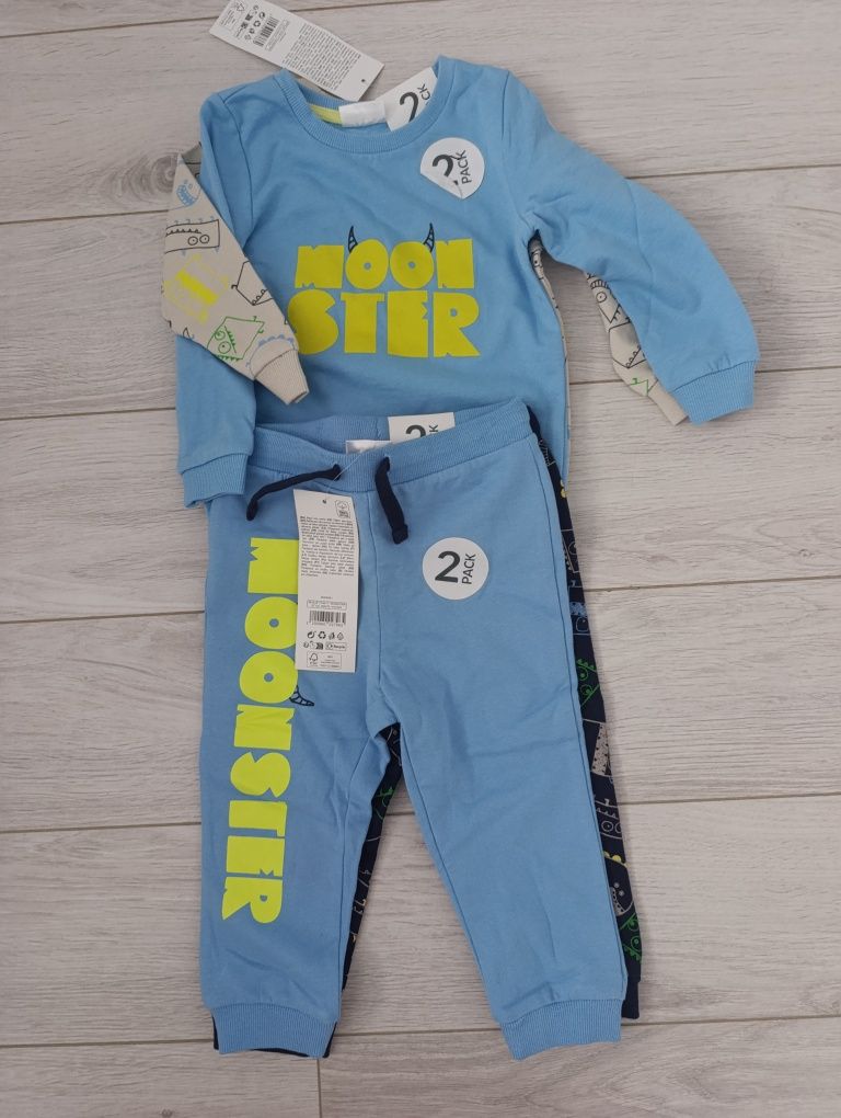 Zestaw komplet dres spodnie bluzy