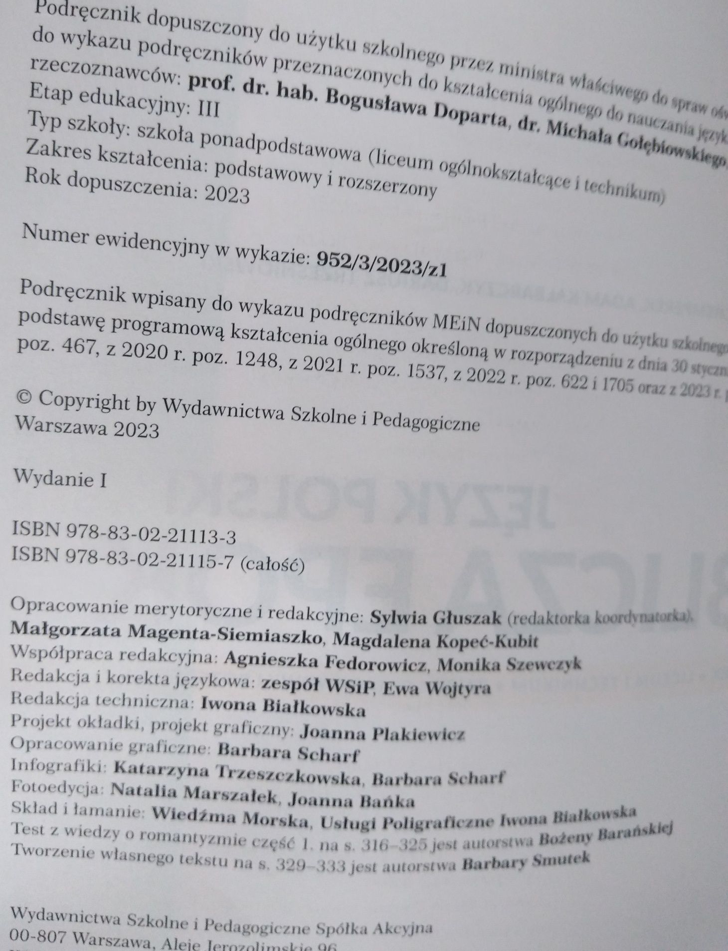 Oblicza epok 2.1 , 2.2 klasa 2 liceum język polski