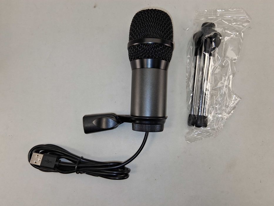 N031 Profesjonalny Mikrofon USB Kondensator Do Nagrywania Streaming