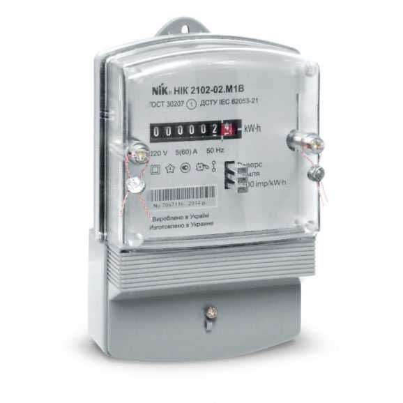 Счетчик электрический НІК 2102-04, однофазний 5(50)А