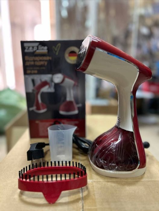 Відпарювач, отпариватель Zepline ZP-210, 3000Вт. Сірий, червоний, чорн