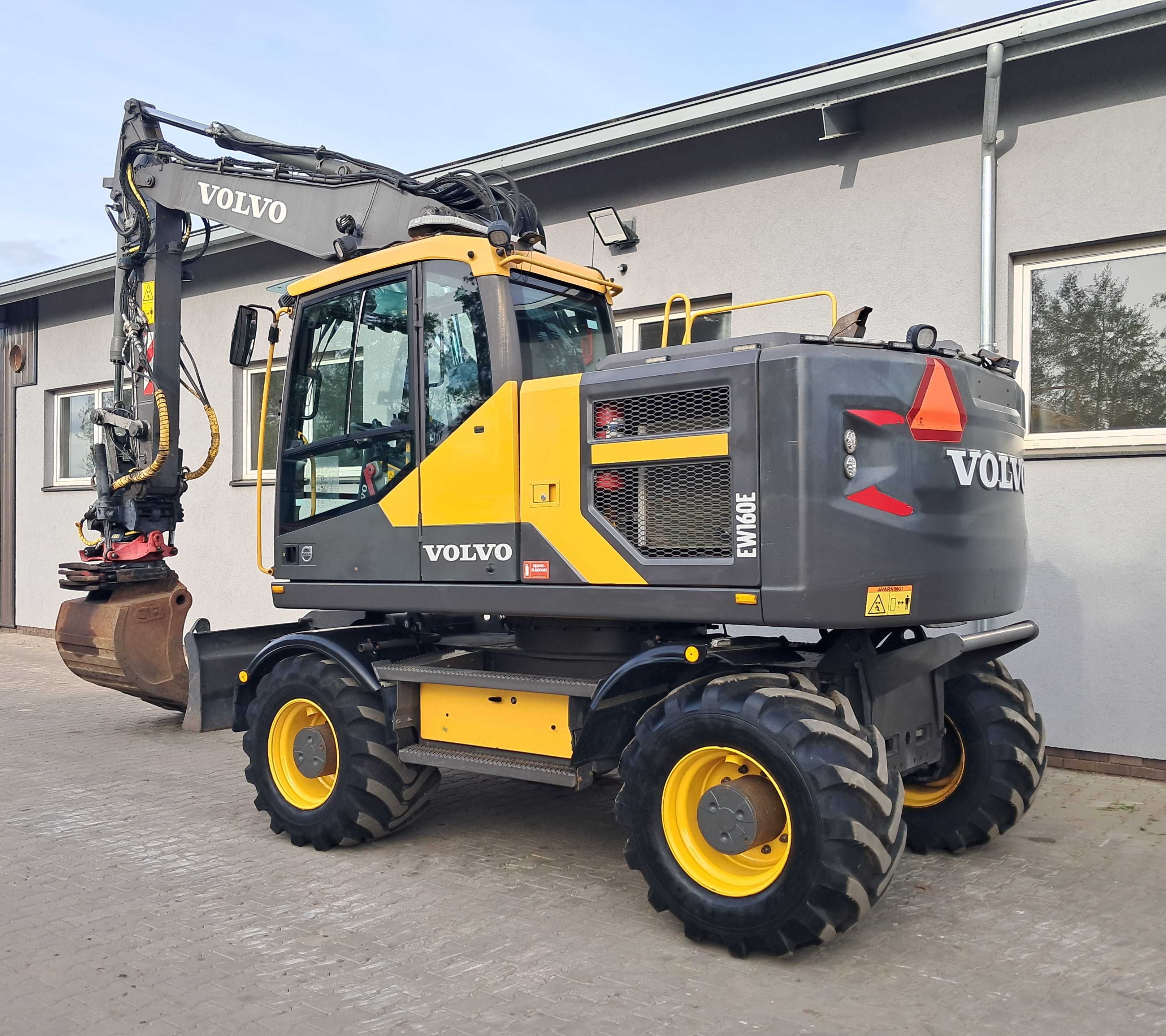 VOLVO EW 160 E ROTOTILT R6 Szczypce Indexator 2016r Oryginał GPS 3D