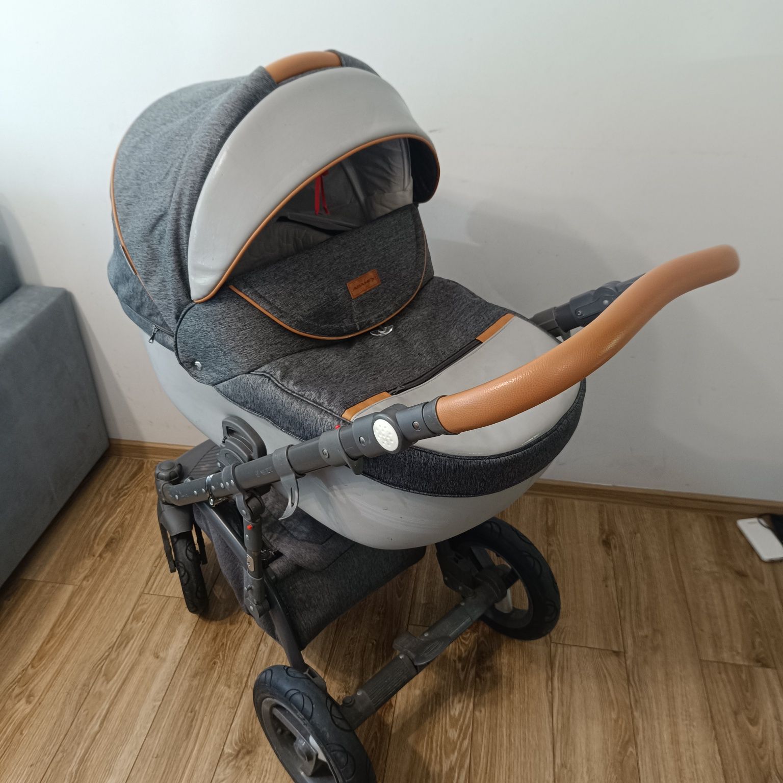 Adamex wózek dziecięcy gondola spacerówka fotelik 3w1
