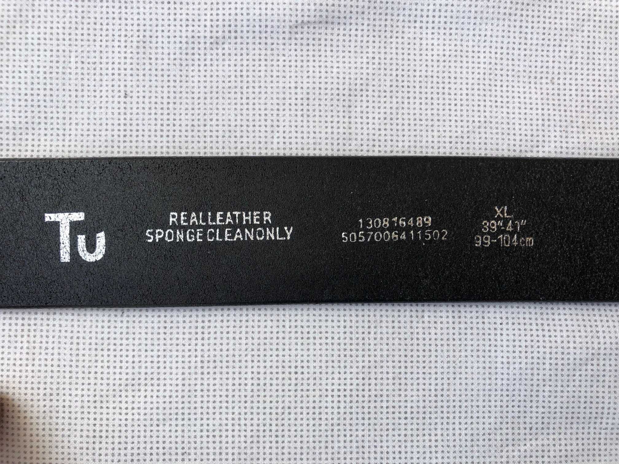 Оригинальный кожаный ремень TU (английский бренд)