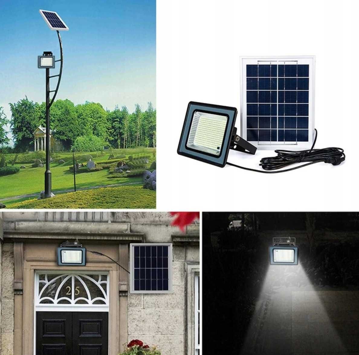 Lampa solarna 200W 569 LED uliczna PILOT KABEL 5m