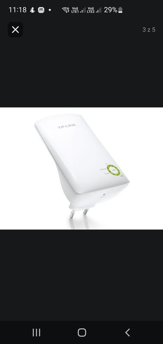 Wzmacniacz sygnału  TP-Link TL-WA854RE (802.11b/g/n 300Mb/s) plug repe