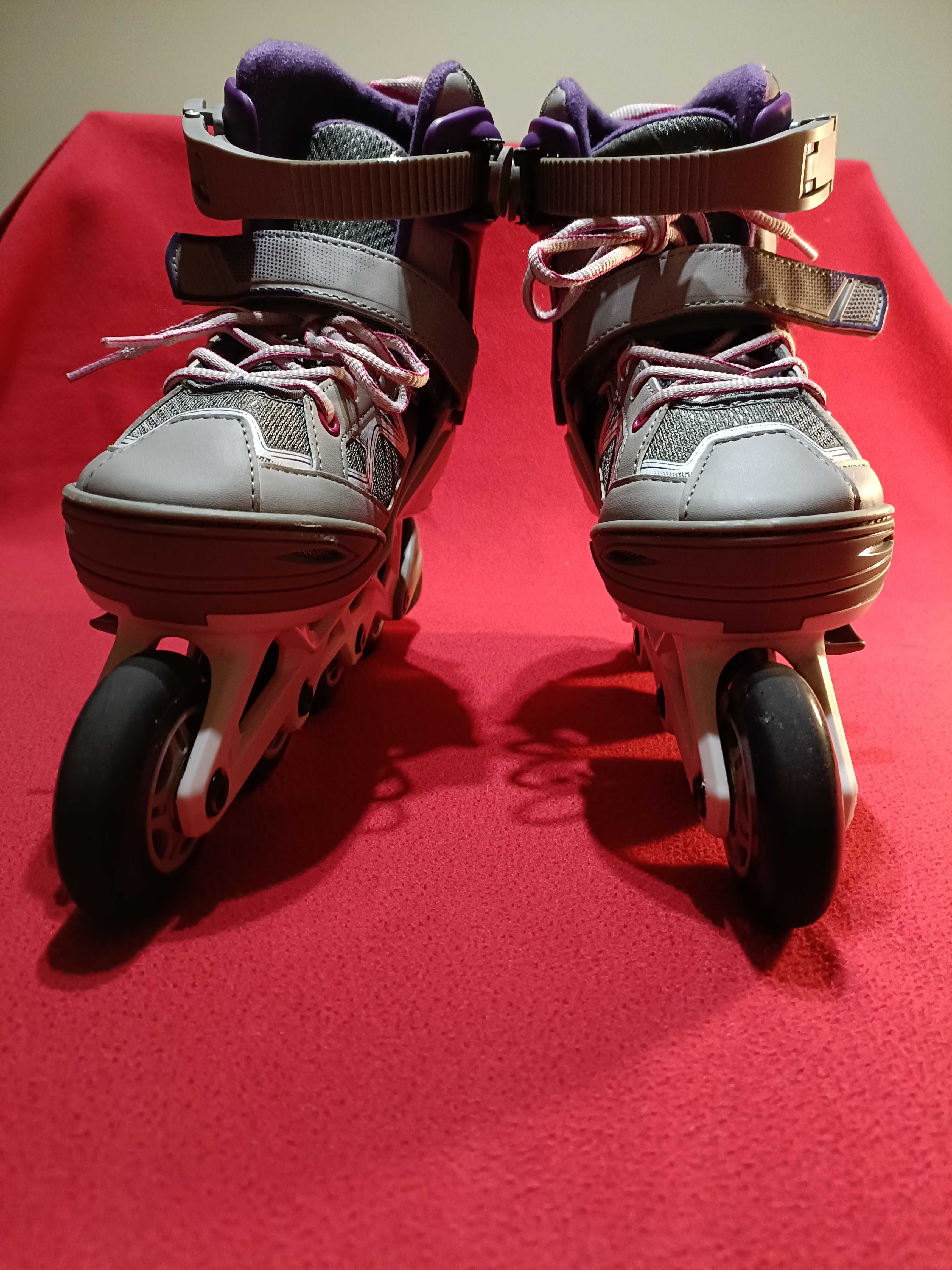 Patins Linha e Proteções - Principiantes