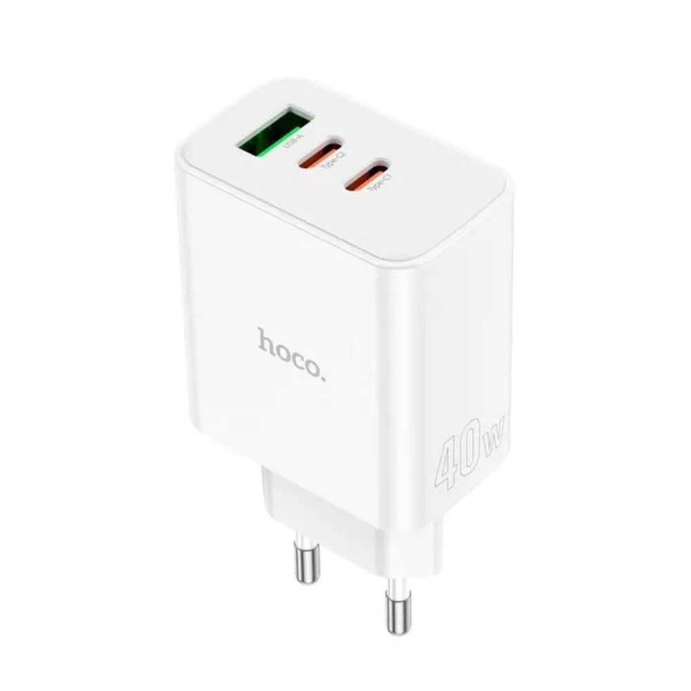 Зарядний Пристрій Hoco C126A / 40W / 1USB + 2USB-C