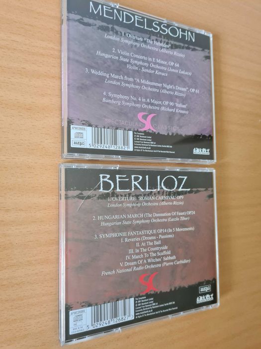 2 CDs audio da coleção "Spectacular Classics"