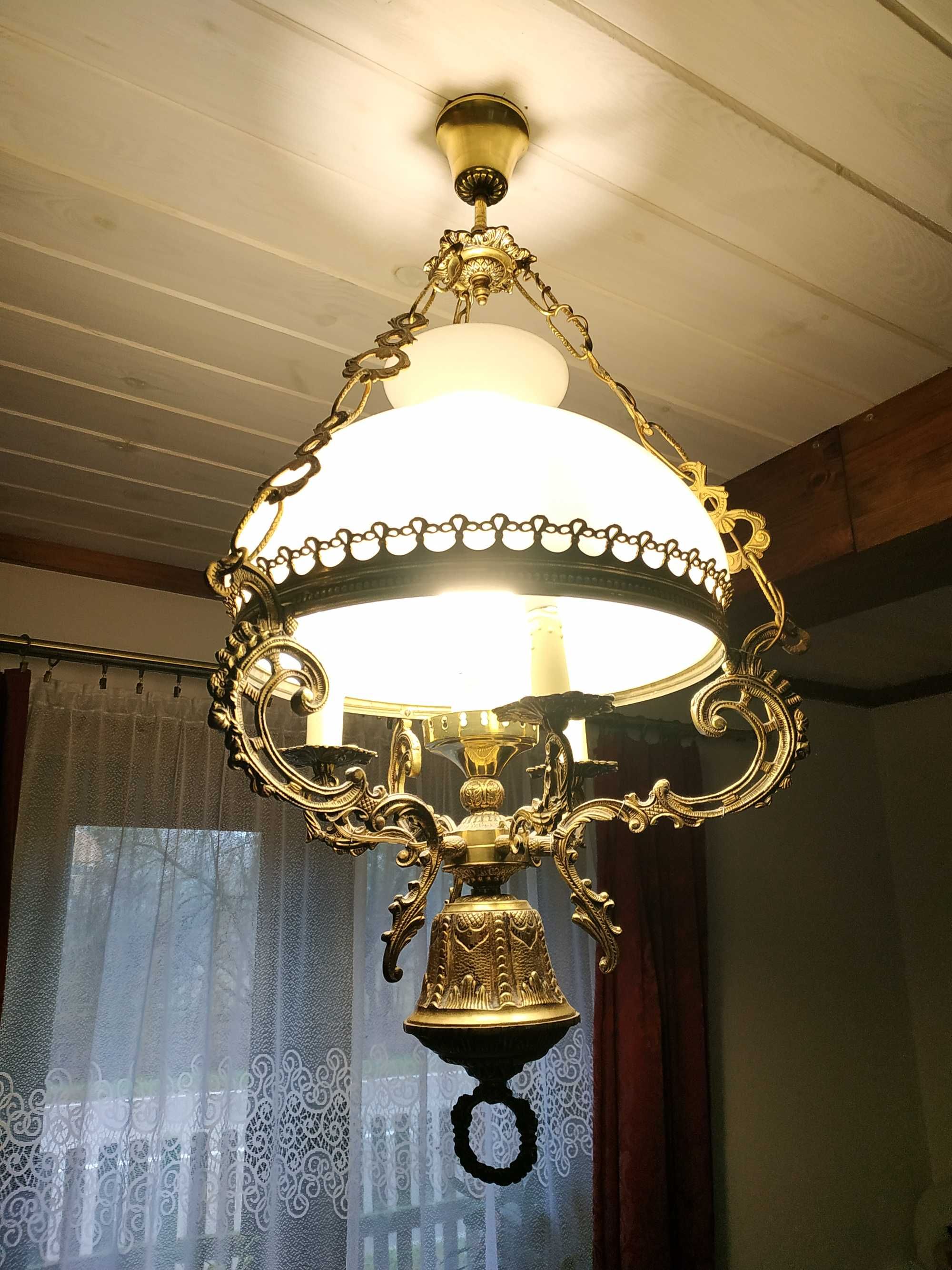 Stylowa lampa żyrandol retro