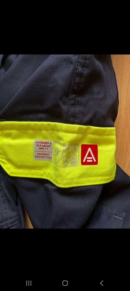 Spodnie robocze dla elektryka Strata electric arc cargo hi vis r. XL