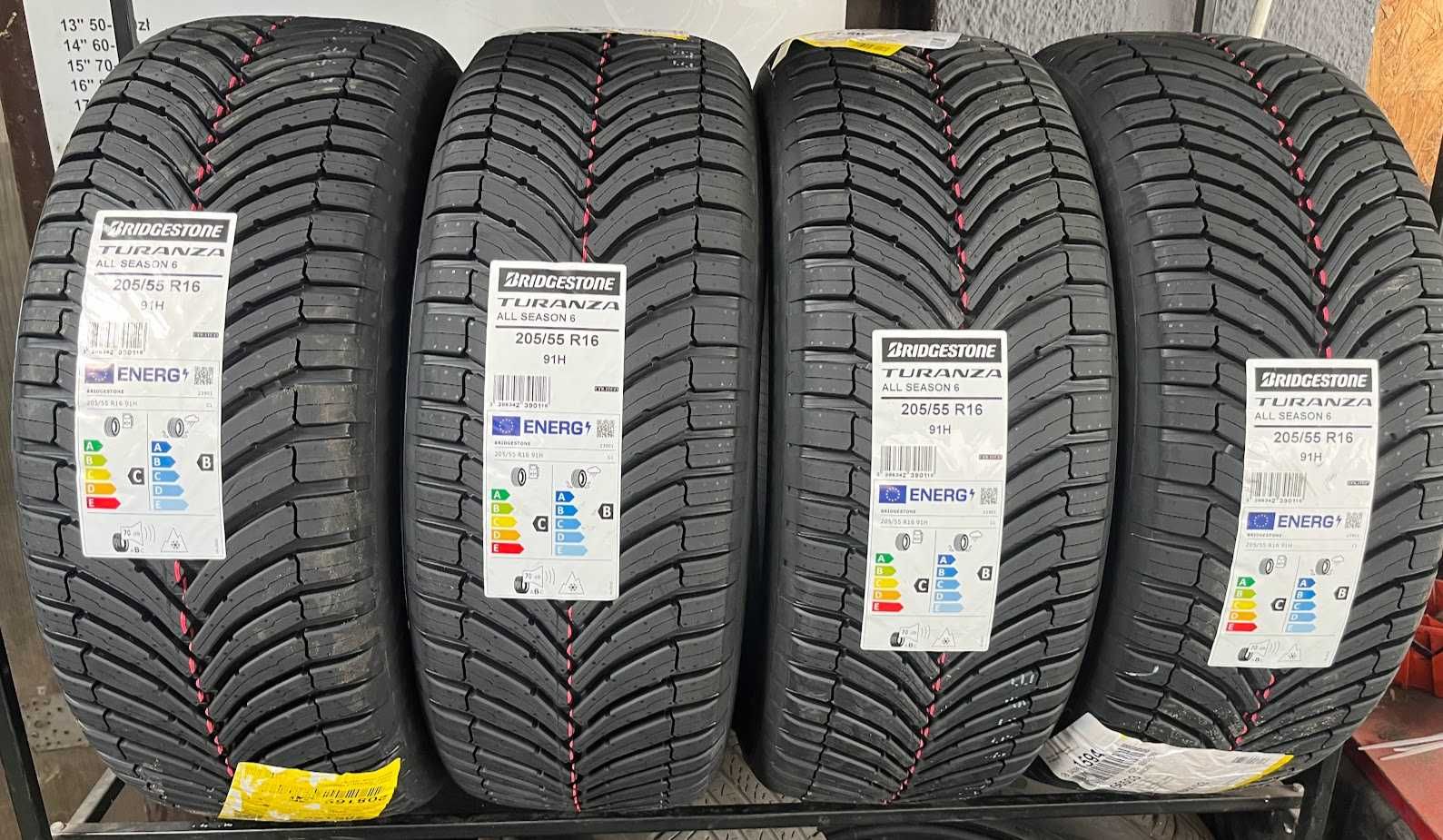 205/55R16 Bridgestone Turanza All Season 6 nowe opony całoroczne