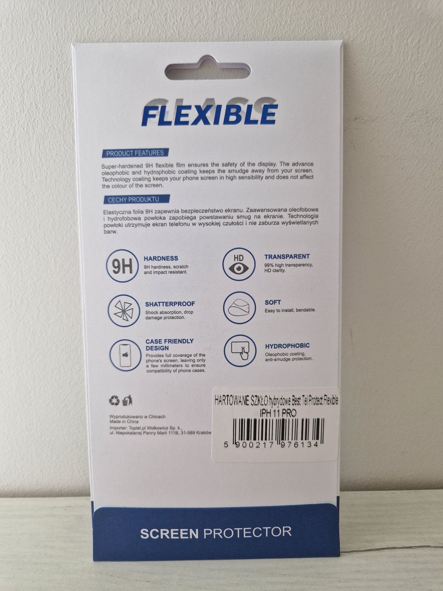 Hartowane szkło hybrydowe Tel Protect Best Flexible do IPHONE 11 PRO