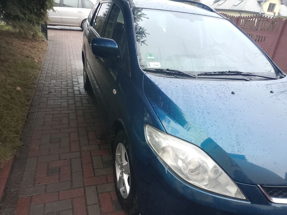 Mazda 5 LPG 1.8, 7 osób, sprawna,opłaty ważne długo..Doinwestowana.
