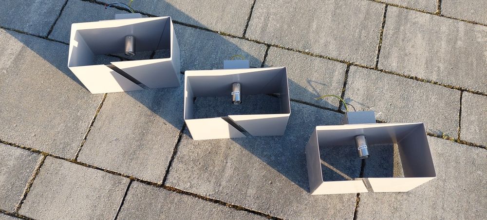 Lampa kinkiet OLIMP nowoczesny srebrny 3 szt