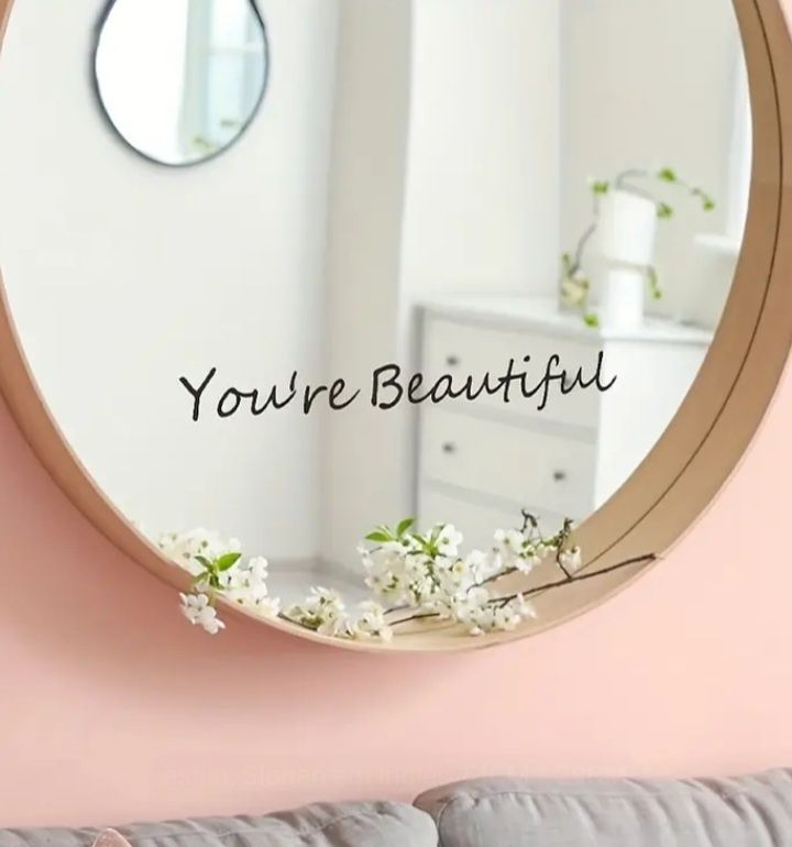 Autocolante espelho "You're Beautiful"