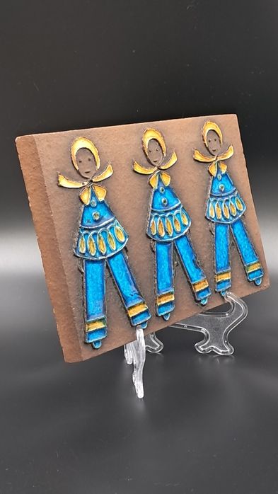 Plakieta ceramiczna Dietlinde Hein, lata 60