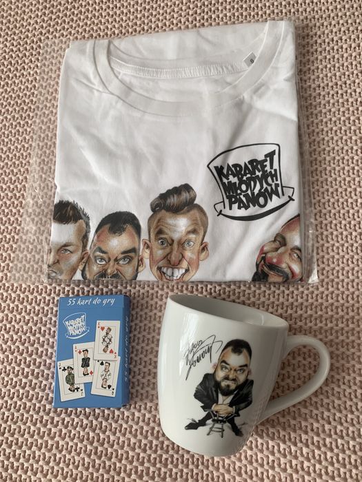 Kabaret Młodych Panów mega zestaw kubek T-shirt karty do gry prezent