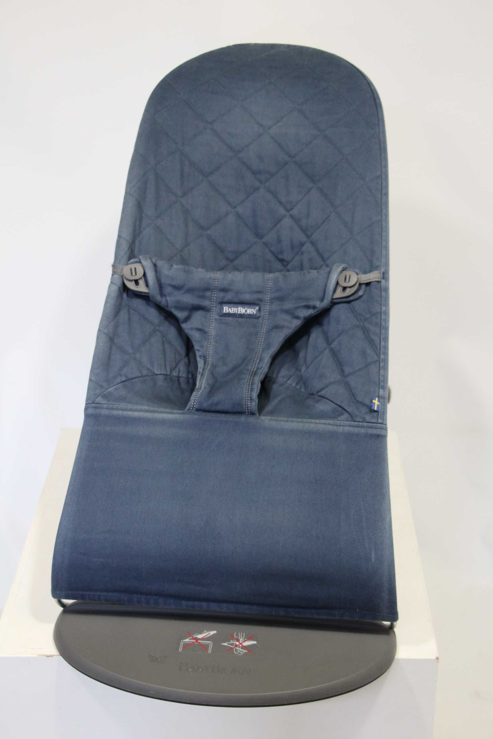 Leżaczek BabyBjörn Bliss Classic Quilt Midnight blue