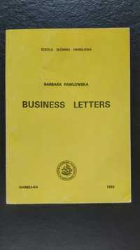 Business letters B.Pawłowska, SGH, 1993r