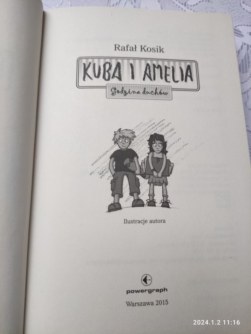 Rafał Kosik "Kuba i Amelia. Godzina duchów" . Nowa