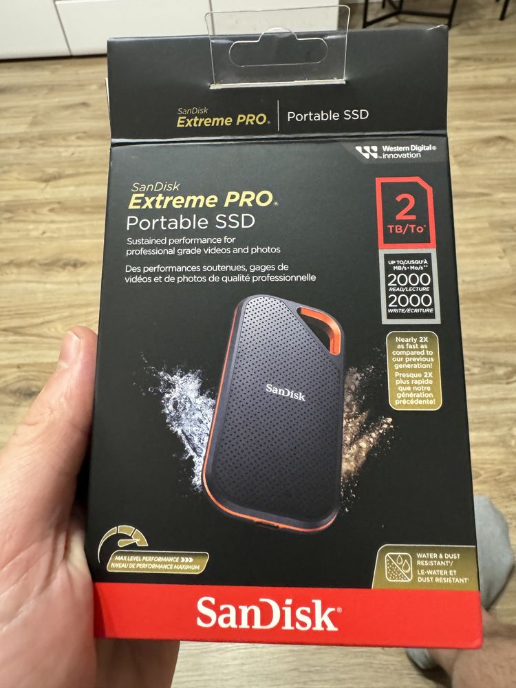 Dysk zewnetrzny SanDisk Extreme PRO Portable SSD 2TB