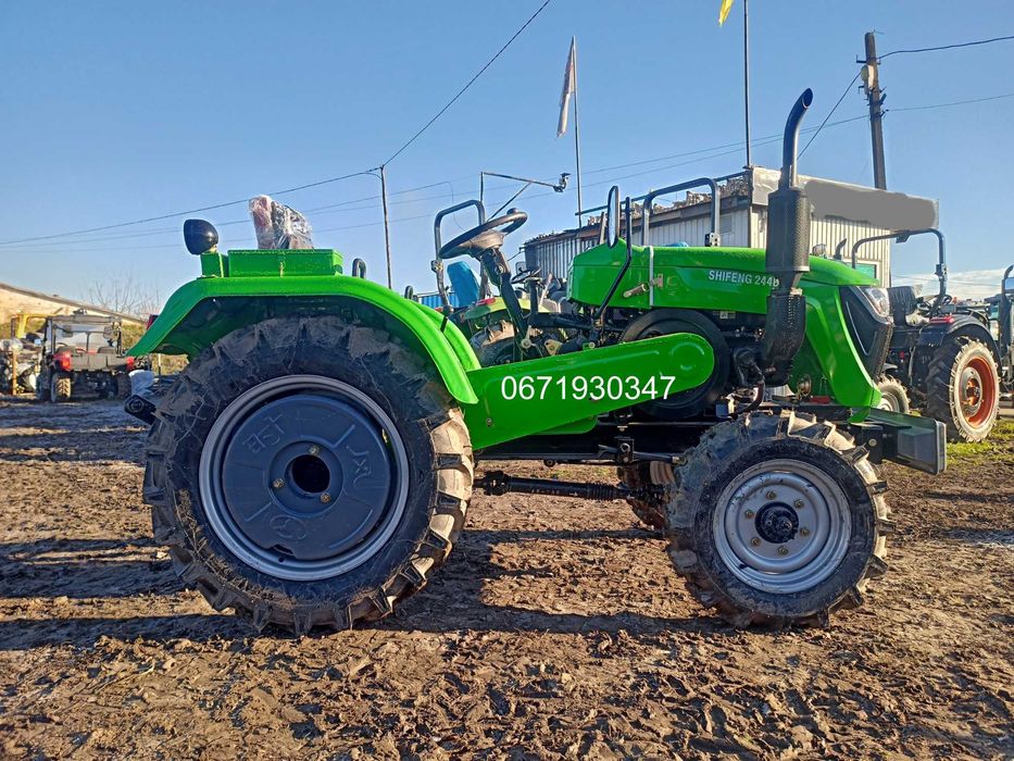 Повнопривідний трактор Shifeng 244B Шини6.00-16/9.50-24 ВОМ Розстрочка