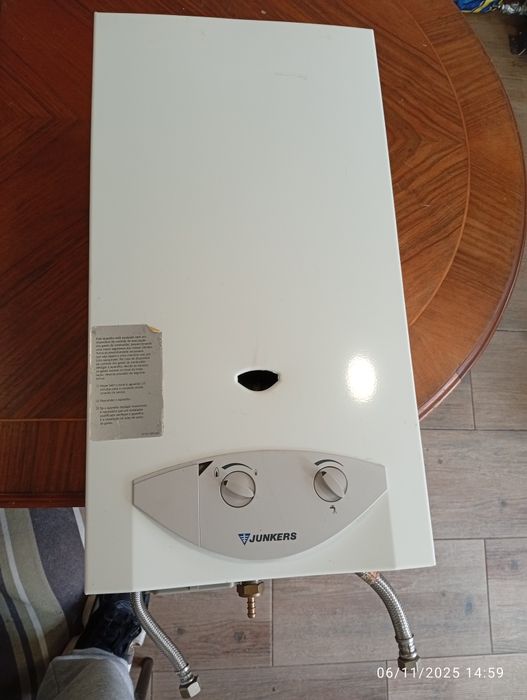 Esquentador a gás de bilha