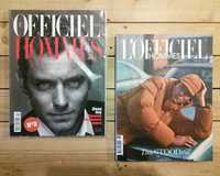 журнал L'Officiel Hommes, журналы Оффисиель, ELLE,  мужская мода