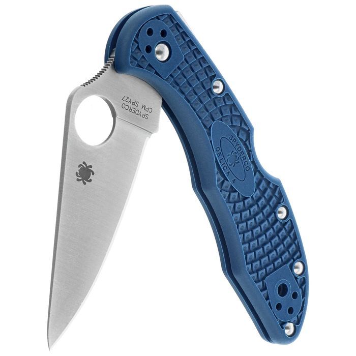 Nóż składany Spyderco Delica 4 Cobalt Blue FRN, Satin CPM SPY27 by Sal