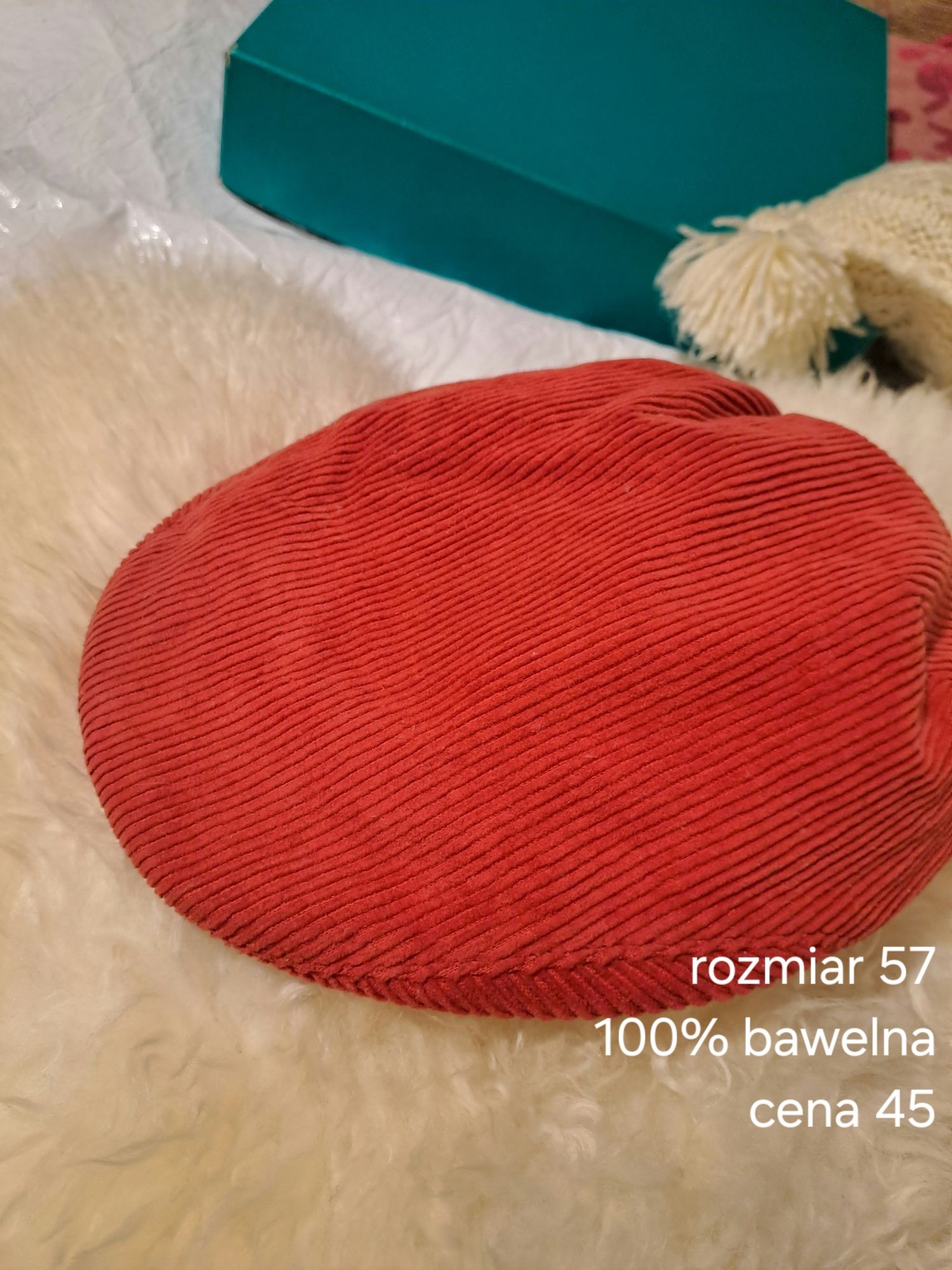 Kaszkiet bawelniany roz 57