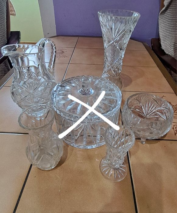 Kryształy PRL zestaw