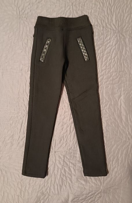 Ocieplane spodnie tregginsy Niebieski Ksiezyc  98/104 czarne