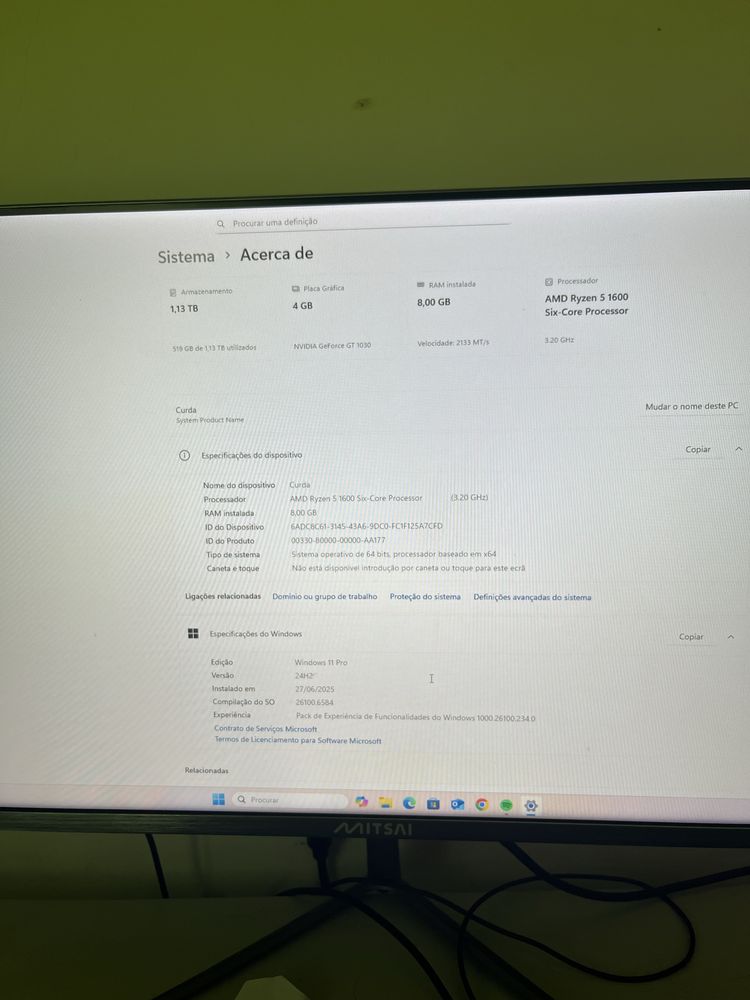 Computador Torre Gaming