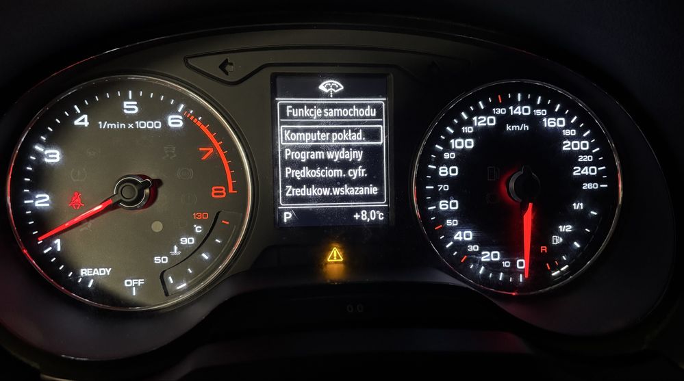 Audi a3 8v usa lampa tył jezyk polski kodowanie mapy car play android