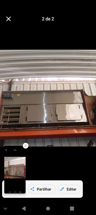 Balcao de frio vitrine de 2portas