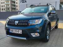 Dacia Sandero Stepway bogate wyposażenie, klima, nawigacja, kamera cofania
