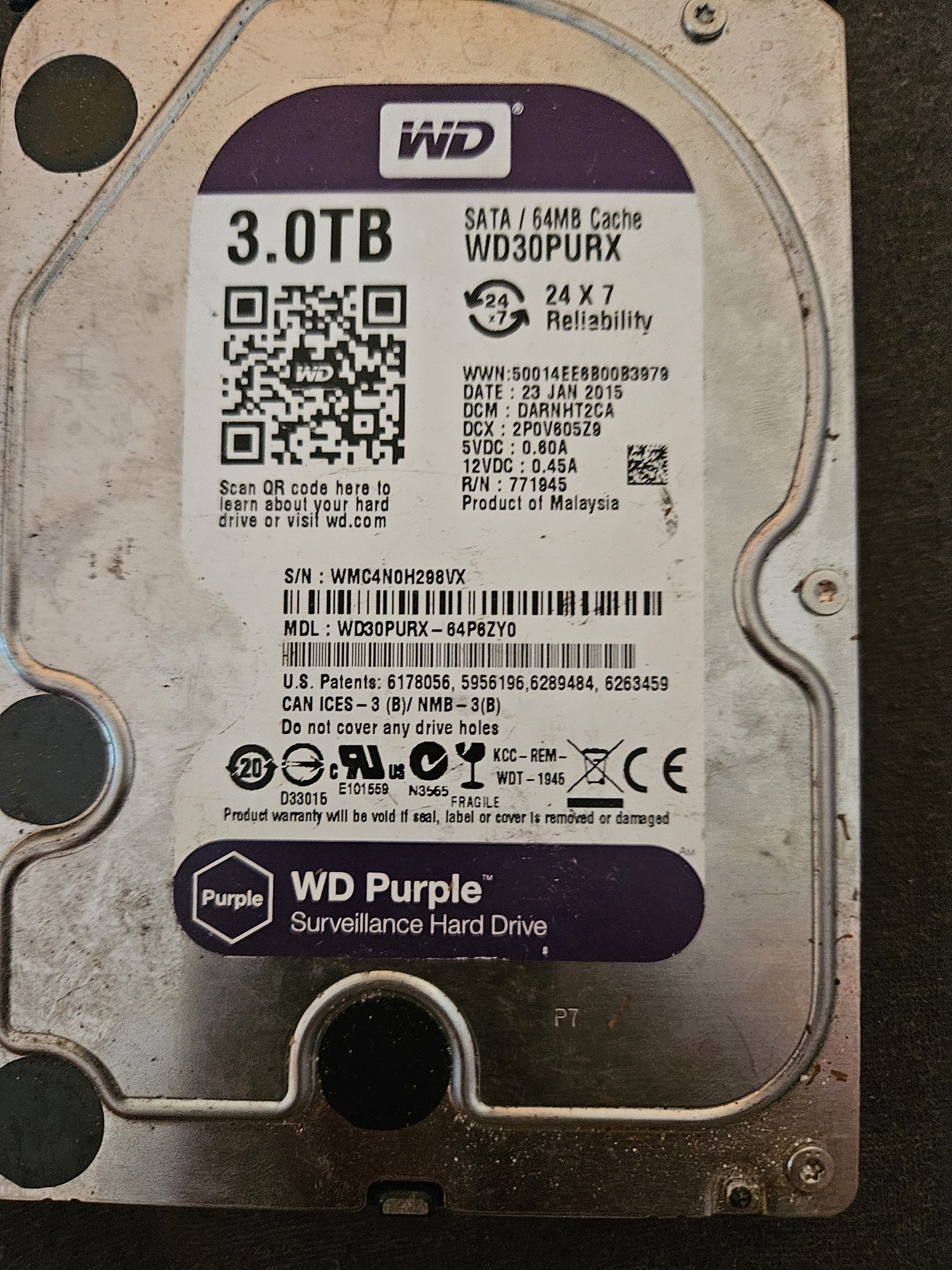 Dysk 3.5 3TB WD .