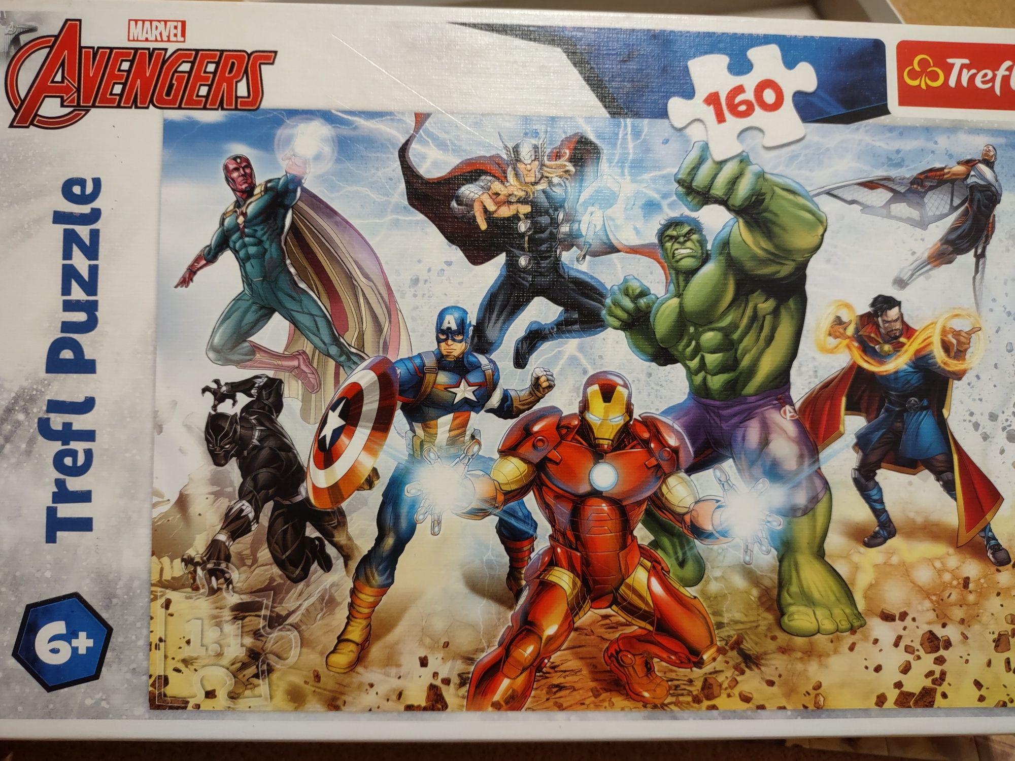 Puzzle Avengers, 160 elementów, Trefl