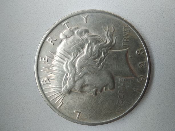 Мирный доллар, серебряный доллар 1923г. Peace dollar