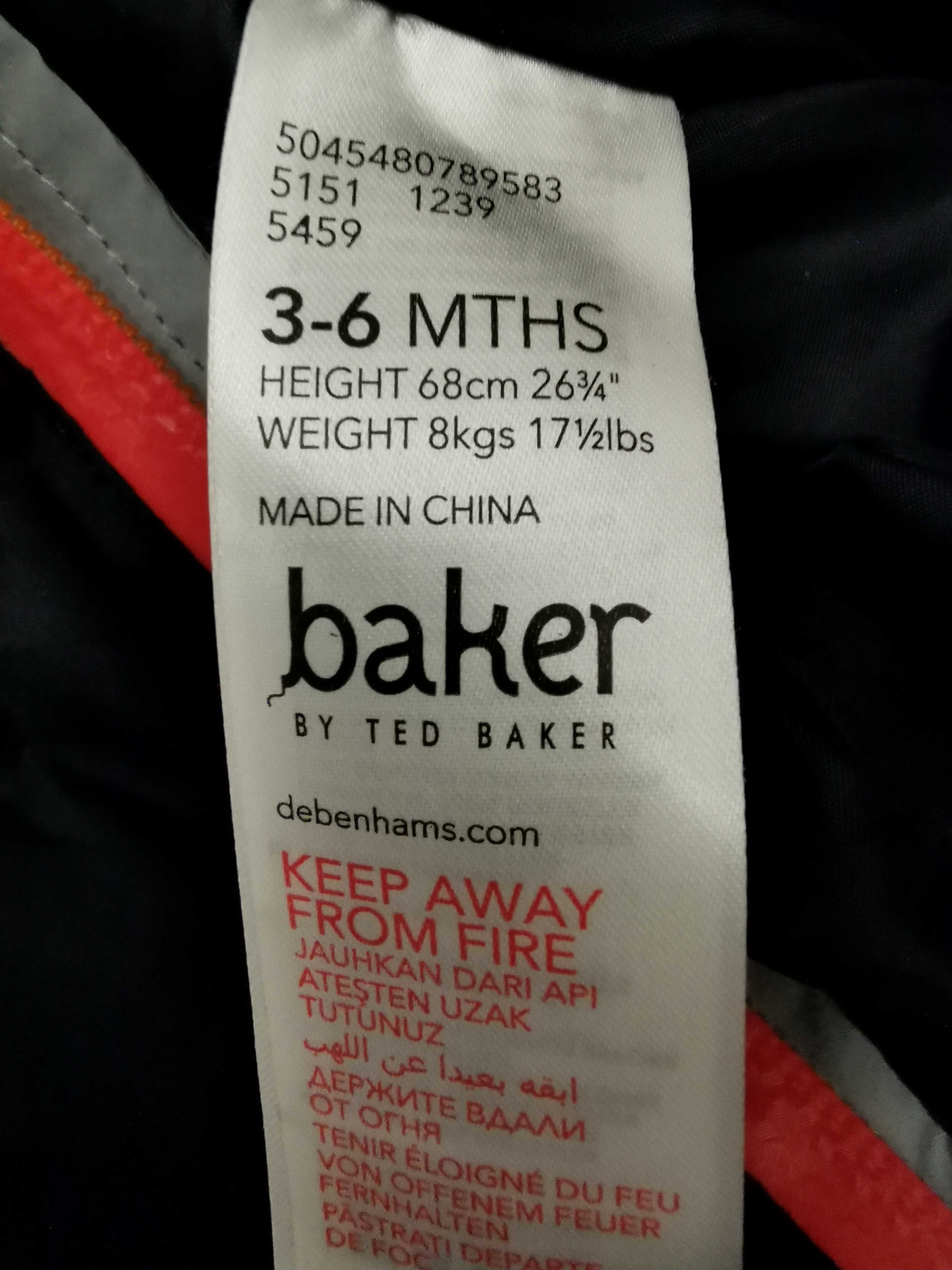 TED BAKER - Wygodny Pajacyk Kombinezon Niemowlęcy 62/68 3/6 m