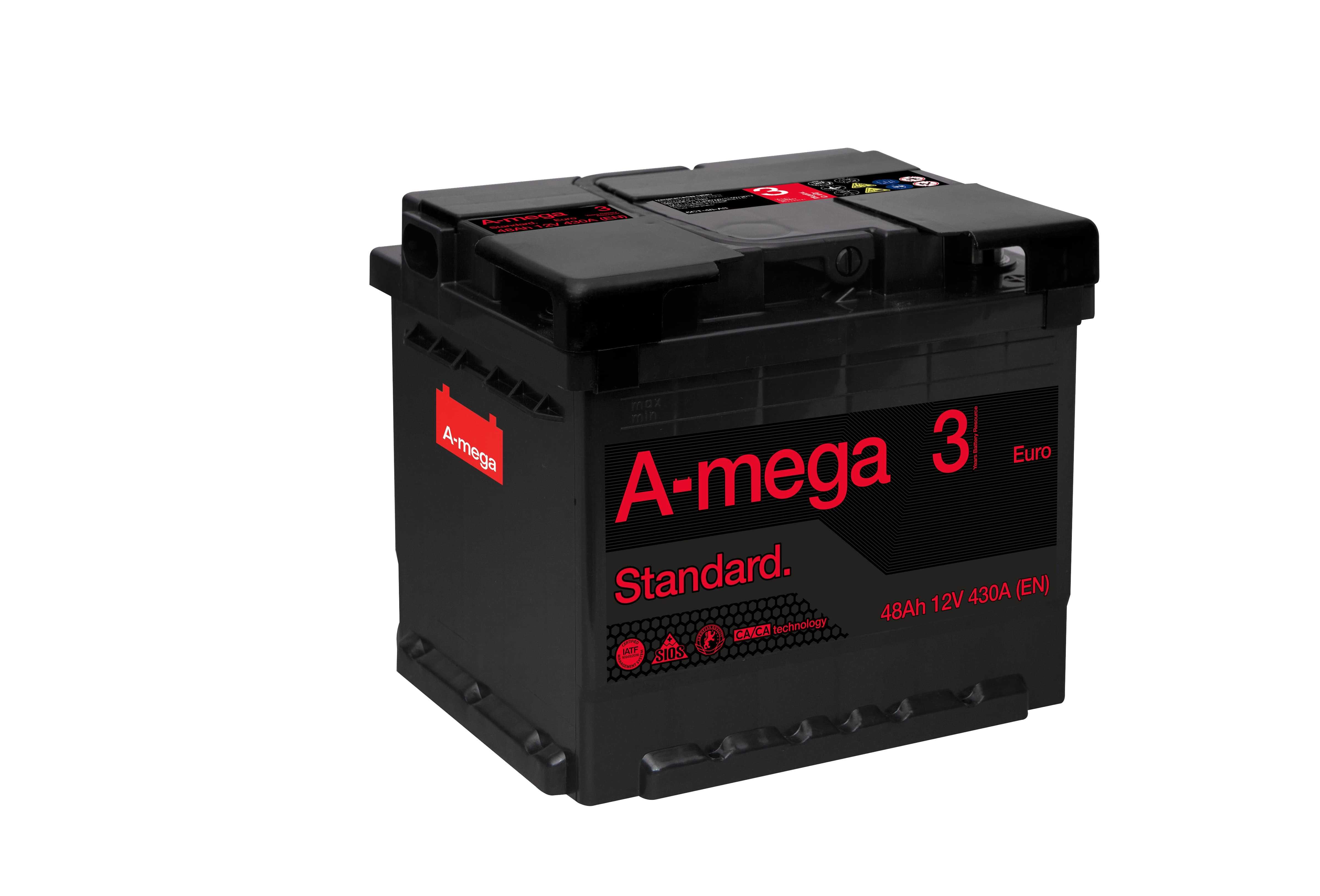 Akumulator Amega 48 Ah 430 A (EN) STANDARD M3 + GRATIS ZA 50ZŁ
