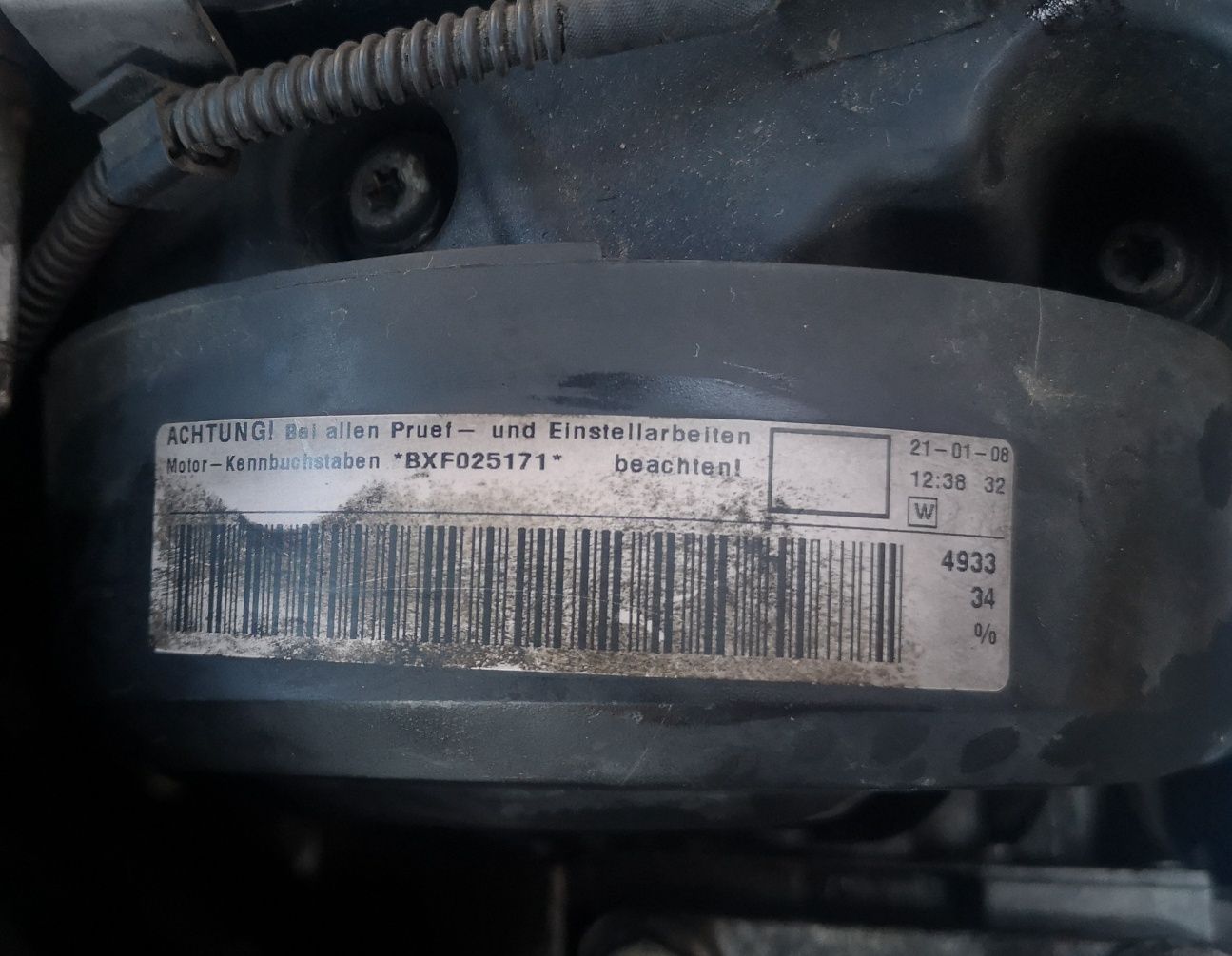 Silnik 1.9 TDI kompletny sprawny Volkswagen Golf 5 model - BXF025171