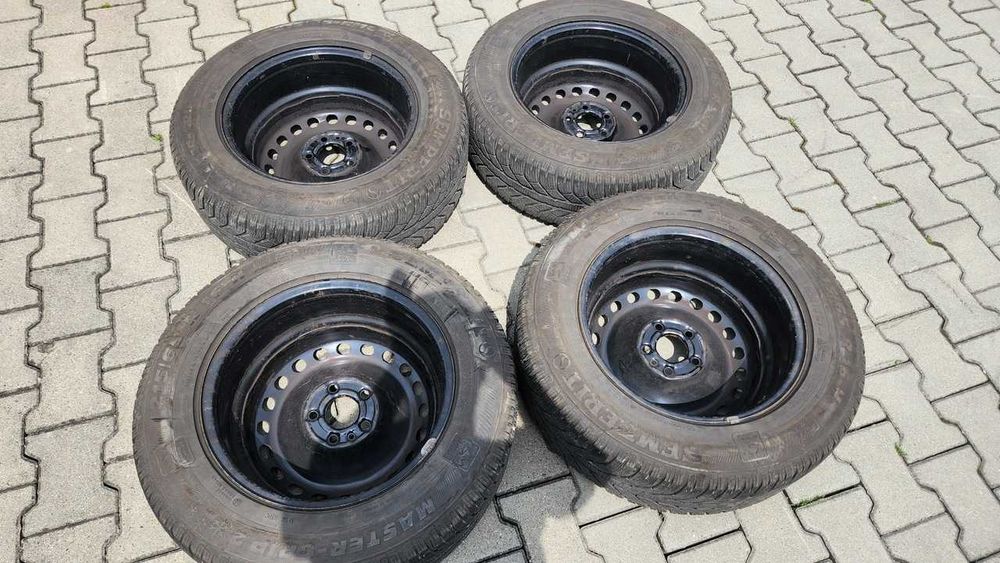 Koła z oponami zimowymi 215/65 R16 rozstaw 5x110