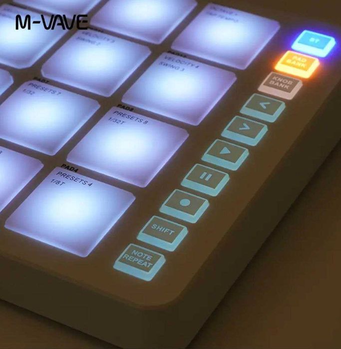 M-Vave SMC-PAD Pro – Бездротовий MIDI Контролер / Барабанний Пед
