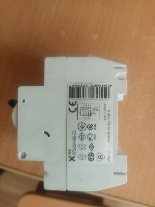 Пристрій захисного відключення (ПЗВ) Moeller PF6-63/4/003 63A 4P 6.0kA