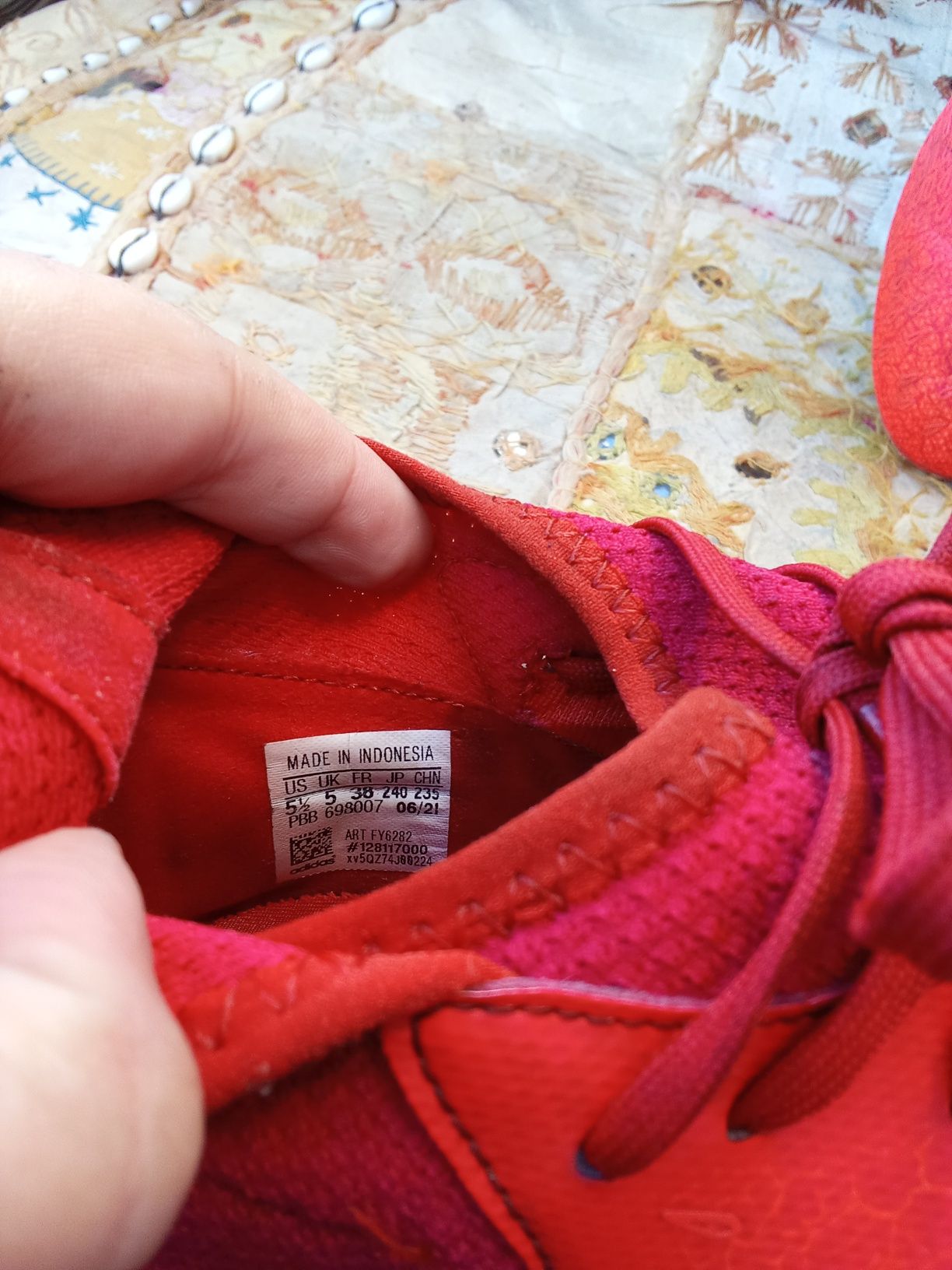 Chuteiras da Adidas vermelhas F50 predator