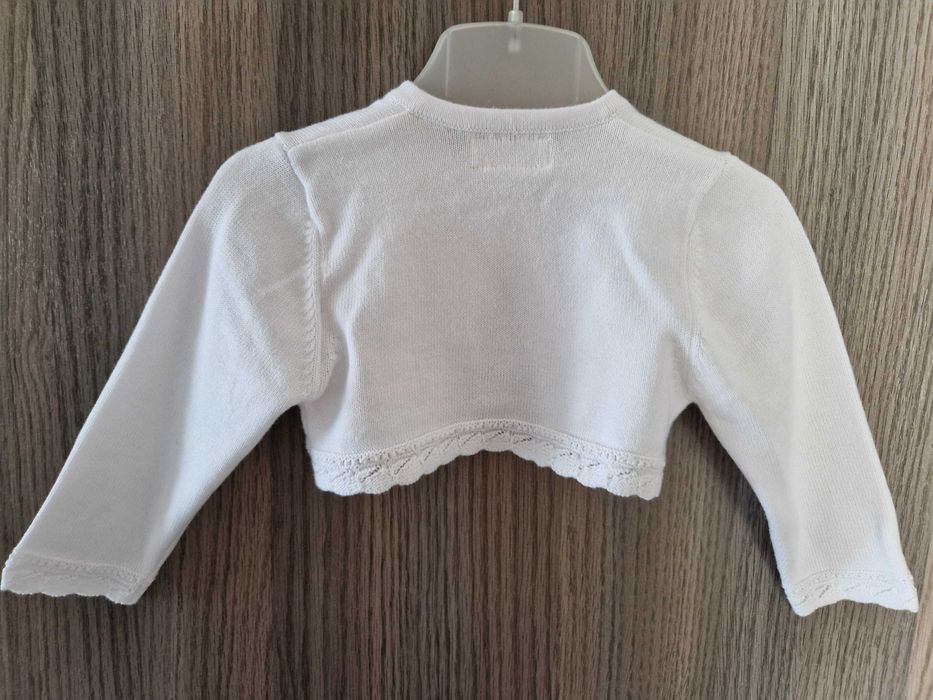 Komplet sukienka r. 68/74 + bolerko r. 68, stan idealny