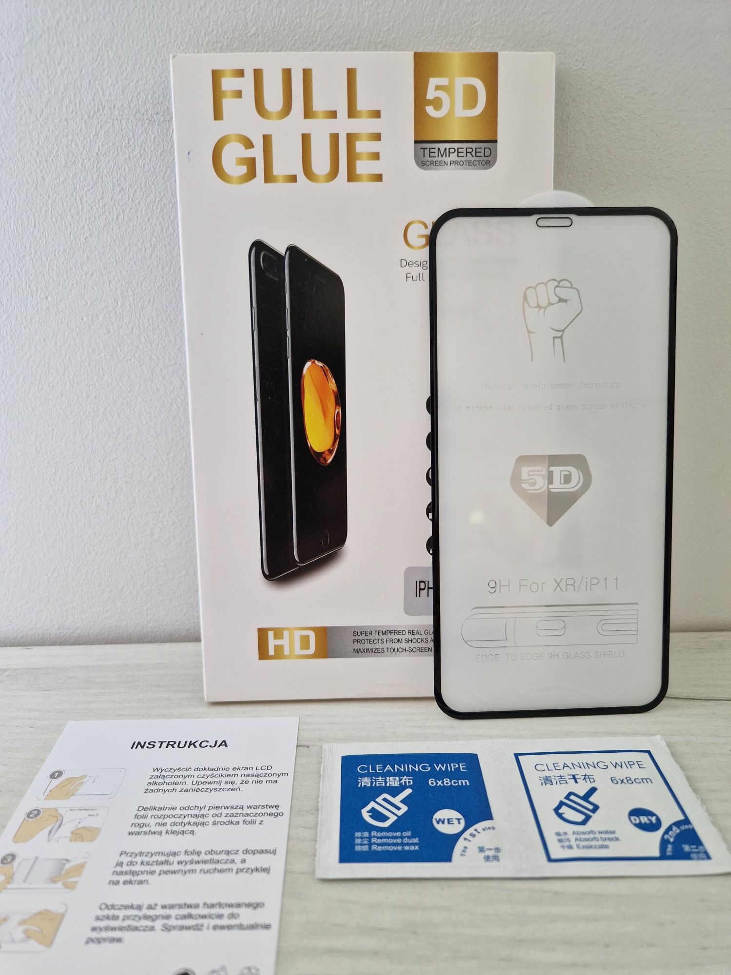 Hartowane szkło Full Glue 5D do IPHONE 11 / XR