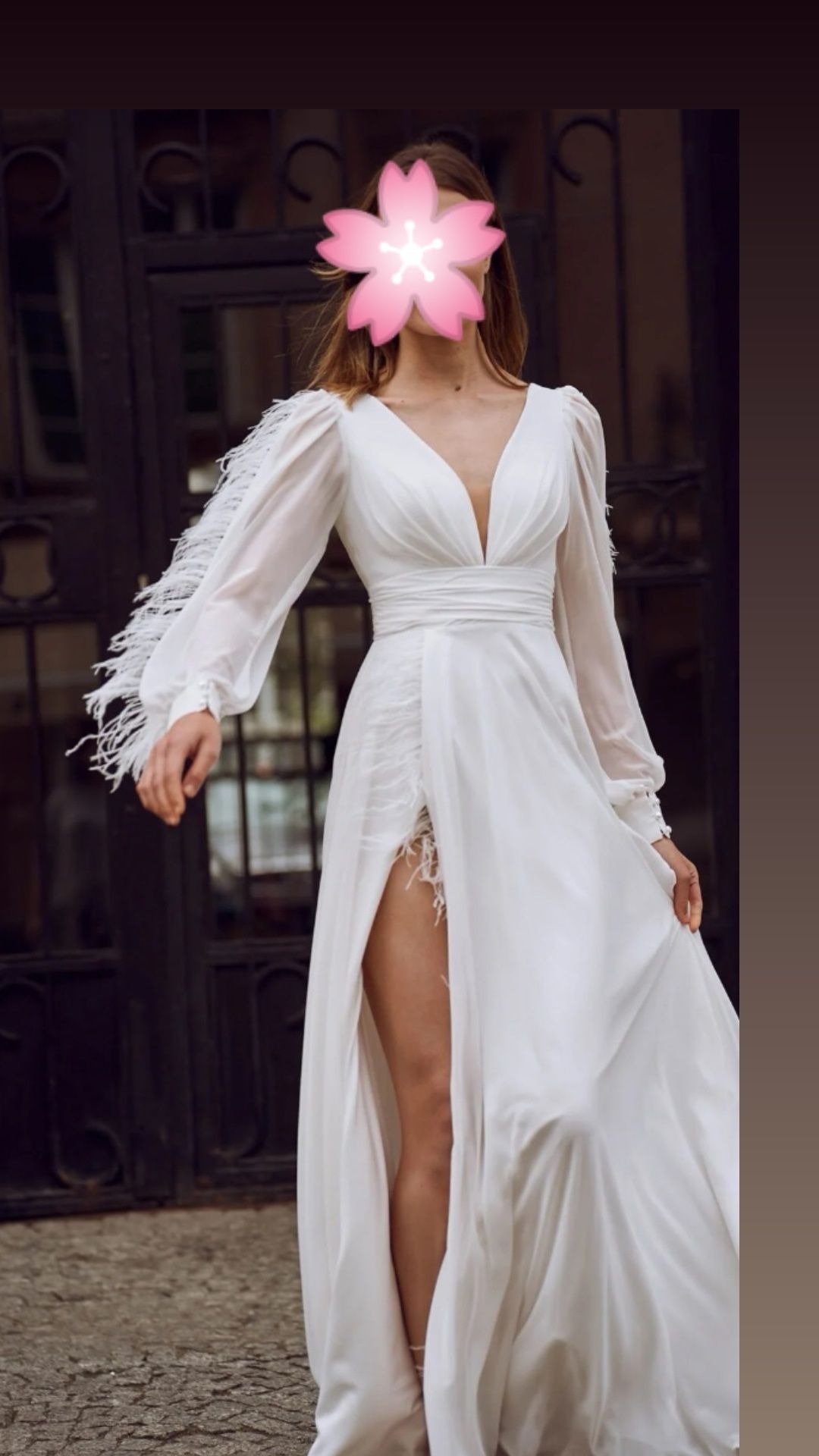 Suknia ślubna Gala 40 piekna model Ferina